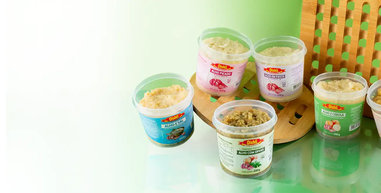 Linha de produtos Oishii